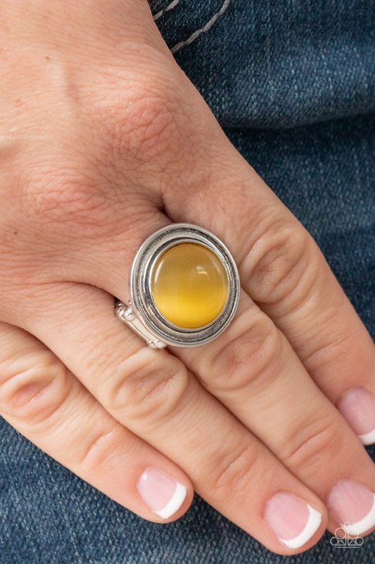 Laguna Luminosity - Yellow - Paparazzi Ring Image