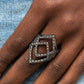 Diamond Duet - Black - Paparazzi Ring Image