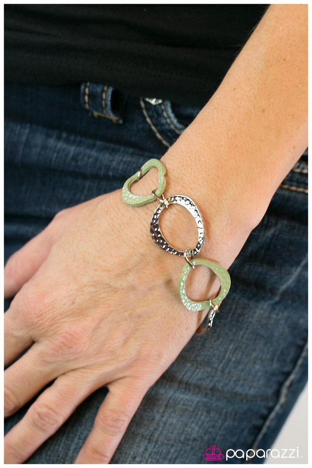 Paparazzi Bracelet ~ Best Dressed - Green