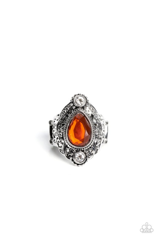 Mystical Mania - Orange - Paparazzi Ring Image