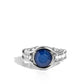 Meadow Mist - Blue - Paparazzi Ring Image