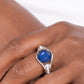 Meadow Mist - Blue - Paparazzi Ring Image