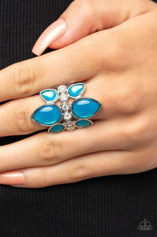 TRIO Tinto - Blue - Paparazzi Ring Image