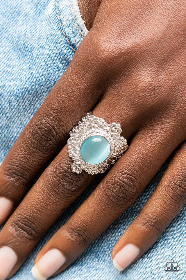 Delightfully Dreamy - Blue - Paparazzi Ring Image