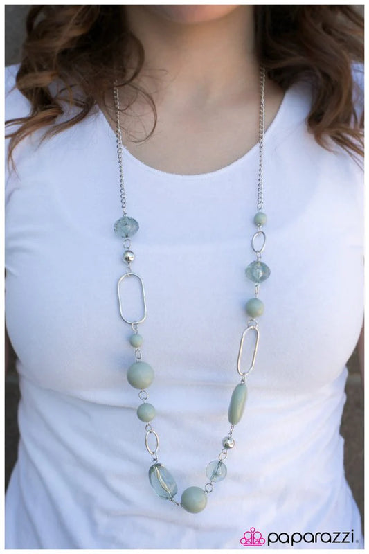 Collar Paparazzi ~ Rolling Stones - Verde