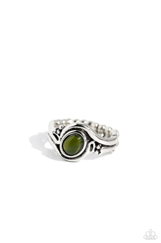 Casually Chromatic - Green - Paparazzi Ring Image
