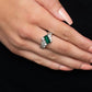 Tip the Balance - Green - Paparazzi Ring Image