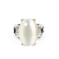 Enchantingly Everglades - White - Paparazzi Ring Image