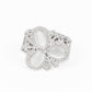 Bewitched Blossoms - White - Paparazzi Ring Image