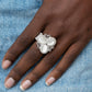 Bewitched Blossoms - White - Paparazzi Ring Image