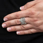 Sizzling Shimmer - White - Paparazzi Ring Image