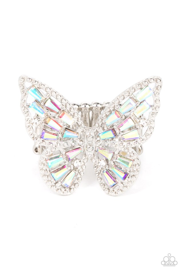 Bright-Eyed Butterfly - Multi - Paparazzi Ring Image