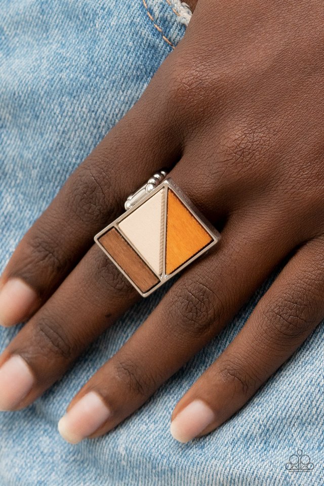 Happily EVERGREEN After - Orange - Paparazzi Ring Image