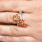 Posh Petals - Orange - Paparazzi Ring Image