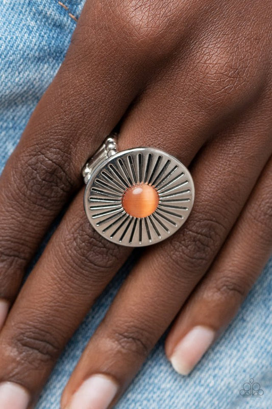 Everglade Eden - Orange - Paparazzi Ring Image