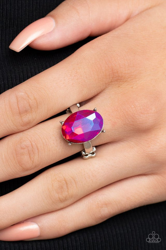 Updated Dazzle - Pink - Paparazzi Ring Image