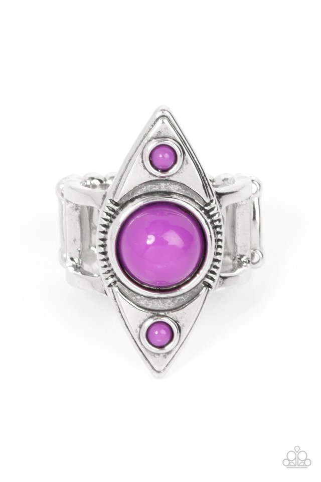 Pivoting Point - Purple - Paparazzi Ring Image