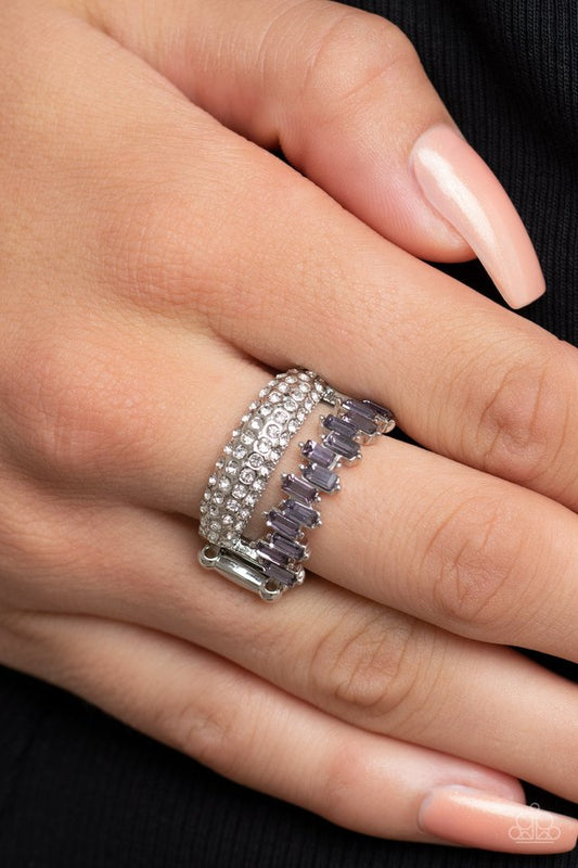 Hold Your CROWN High - Purple - Paparazzi Ring Image