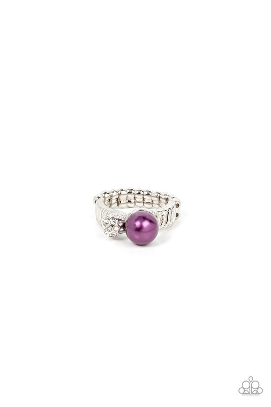 A-List Applique - Purple - Paparazzi Ring Image