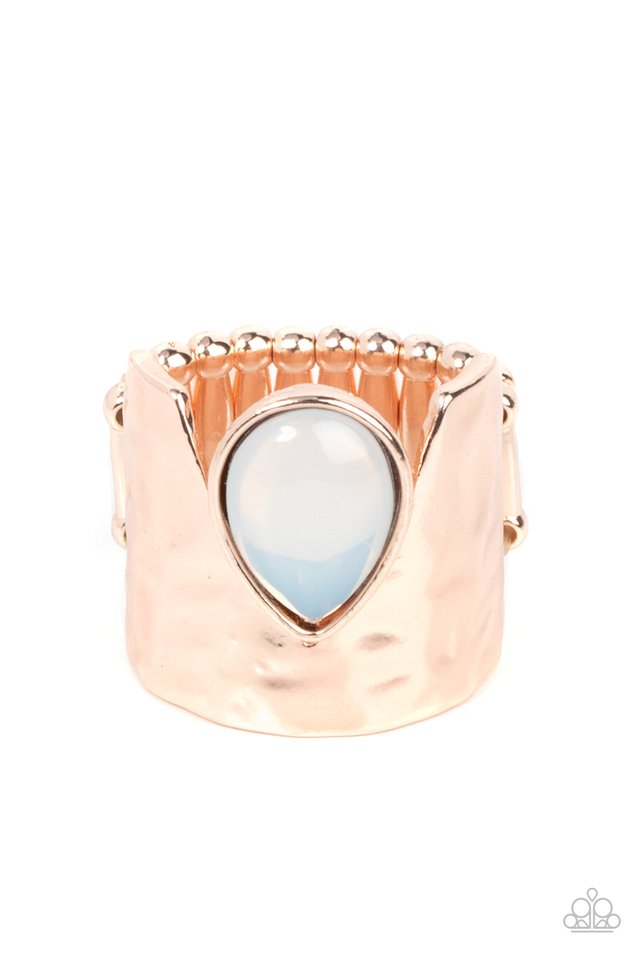 Optimistically Oracle - Rose Gold - Paparazzi Ring Image