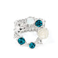 Butterfly Bustle - Blue - Paparazzi Ring Image