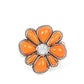 Meadow Mystique - Orange - Paparazzi Ring Image