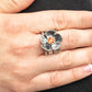 Prismatically Petunia​ - Orange - Paparazzi Ring Image