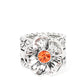 Prismatically Petunia​ - Orange - Paparazzi Ring Image