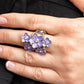 Boastful Blooms - Purple - Paparazzi Ring Image