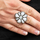 Meadow Mystique  - White - Paparazzi Ring Image