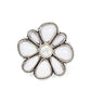 Meadow Mystique  - White - Paparazzi Ring Image