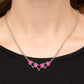 Pyramid Prowl - Pink - Paparazzi Necklace Image