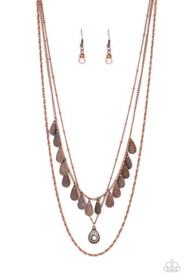 Prairie Dream - Copper - Paparazzi Necklace Image