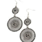 Bring Down the WHEELHOUSE - Silver - Paparazzi Earring Image