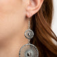 Bring Down the WHEELHOUSE - Silver - Paparazzi Earring Image