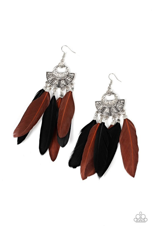 Plume Paradise - Multi - Paparazzi Earring Image