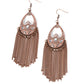 Castle Cottage - Copper - Paparazzi Earring Image