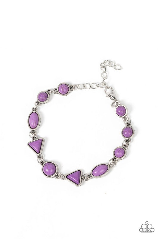 Quarry Quarrel - Purple - Paparazzi Bracelet Image