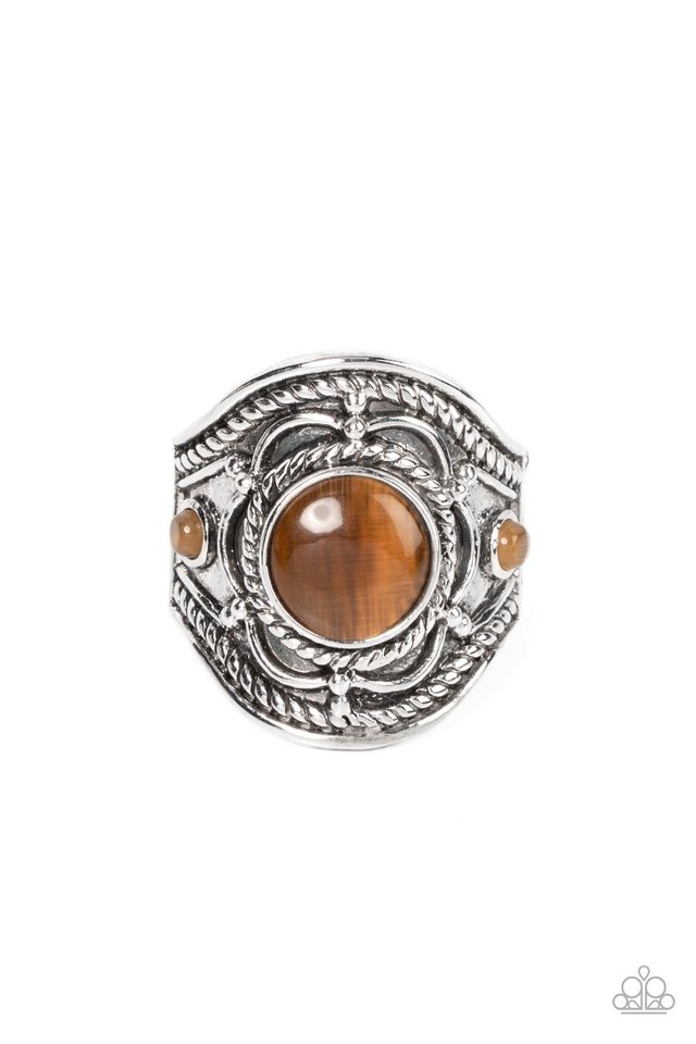 Exuberant Escapade - Brown - Paparazzi Ring Image