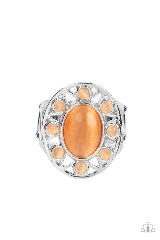 Sunny Solstice - Orange - Paparazzi Ring Image