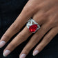 Kinda a Big Deal - Red - Paparazzi Ring Image