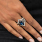 Bow Down to Dazzle - Blue - Paparazzi Ring Image