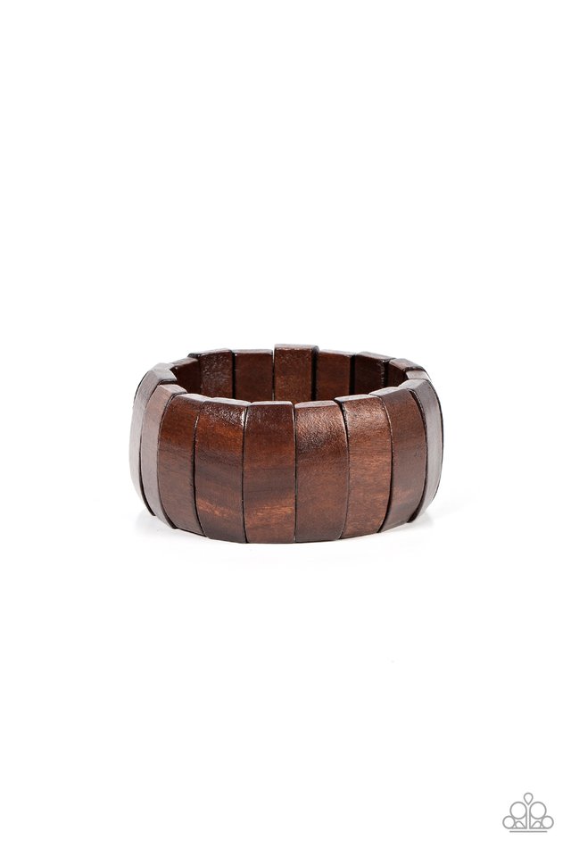 ​Island Grind - Brown - Paparazzi Bracelet Image