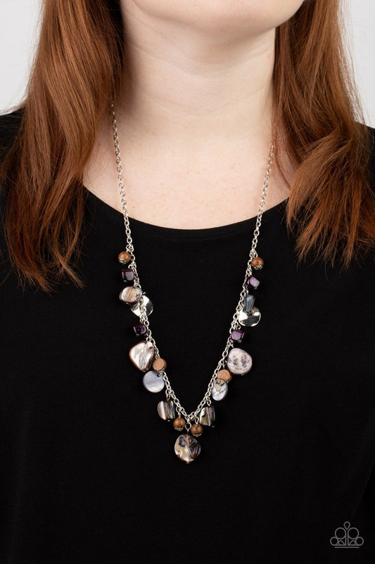 Caribbean Charisma - Purple - Paparazzi Necklace Image