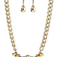 ​Come at Me - Brass - Paparazzi Necklace Image