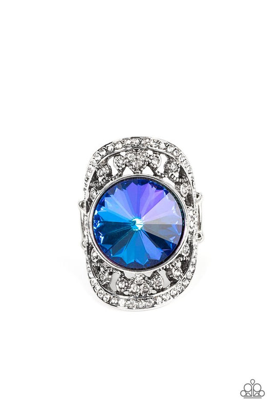 Galactic Garden - Blue - Paparazzi Ring Image