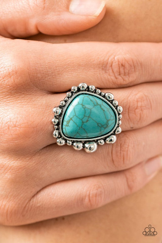 Dont DWELLER on It - Blue - Paparazzi Ring Image