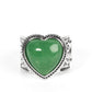 Stone Age Admirer - Green - Paparazzi Ring Image