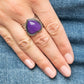 Stone Age Admirer - Purple - Paparazzi Ring Image