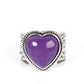 Stone Age Admirer - Purple - Paparazzi Ring Image